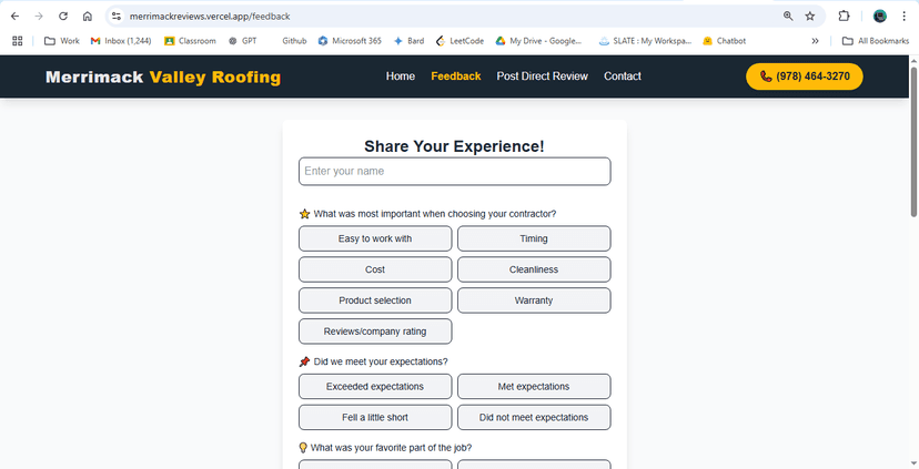 MVR Reviews interface screenshot