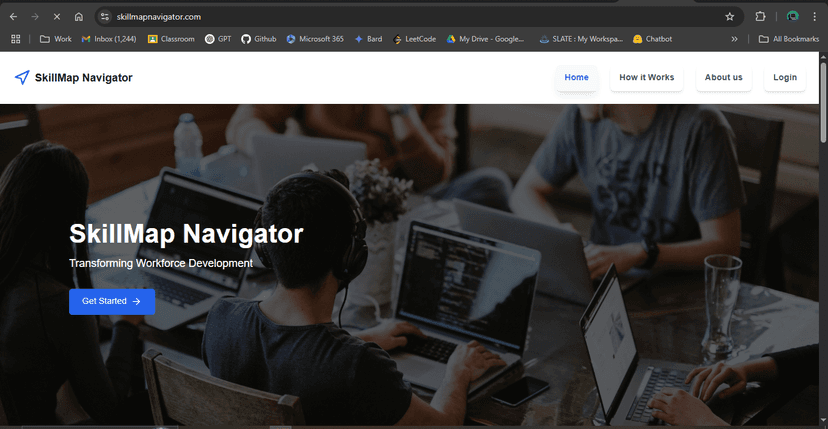 SkillMap Navigator interface screenshot